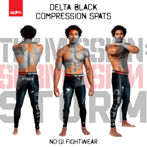 STORM DELTA BLACK SPATS - Black/Black