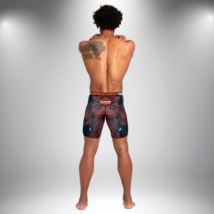 STORM REDLINE COMPRESSION SHORTS - Black/Red